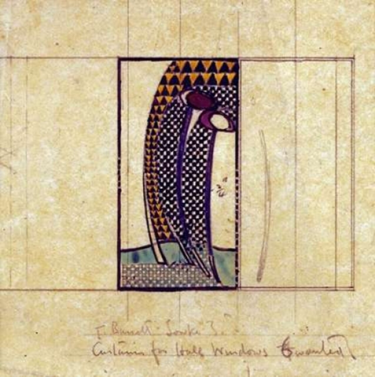 Design For Curtains For The Hall Windows Poster Print by Charles Rennie Mackintosh - Item # VARPDX266801